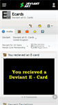 Mobile Screenshot of ecards.deviantart.com