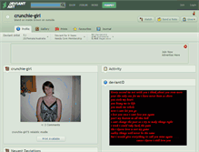Tablet Screenshot of crunchie-girl.deviantart.com