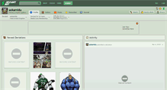 Desktop Screenshot of aokamidu.deviantart.com
