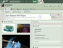Tablet Screenshot of adrianabela.deviantart.com