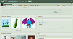 Desktop Screenshot of greengod444.deviantart.com