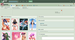 Desktop Screenshot of gemma.deviantart.com