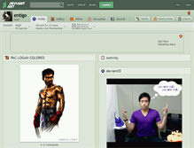 Tablet Screenshot of entigo.deviantart.com