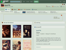 Tablet Screenshot of ipod-frk.deviantart.com
