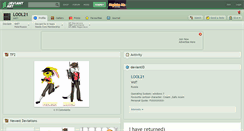 Desktop Screenshot of lool21.deviantart.com
