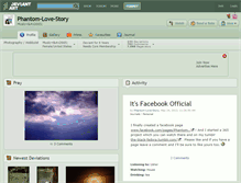 Tablet Screenshot of phantom-love-story.deviantart.com