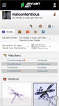 Mobile Screenshot of malcontentious.deviantart.com