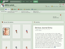 Tablet Screenshot of dt8thd--pixels.deviantart.com