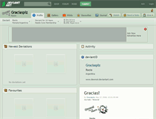 Tablet Screenshot of graciasplz.deviantart.com