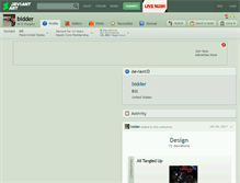 Tablet Screenshot of bidder.deviantart.com