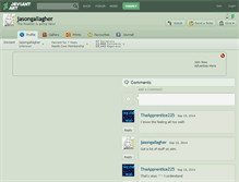 Tablet Screenshot of jasongallagher.deviantart.com