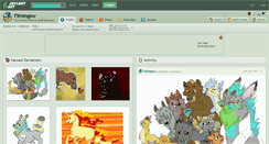 Desktop Screenshot of flimingow.deviantart.com