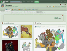 Tablet Screenshot of flimingow.deviantart.com