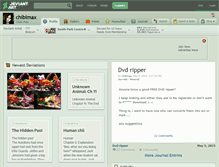 Tablet Screenshot of chibimax.deviantart.com