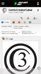 Mobile Screenshot of comiccreatorcabal.deviantart.com