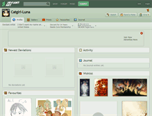 Tablet Screenshot of catgirl-luna.deviantart.com