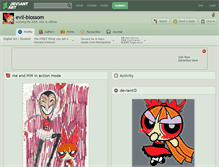 Tablet Screenshot of evil-blossom.deviantart.com