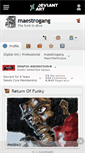 Mobile Screenshot of maestrogang.deviantart.com
