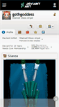 Mobile Screenshot of gothgoddess.deviantart.com