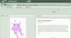 Desktop Screenshot of jamy.deviantart.com