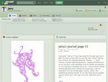 Tablet Screenshot of jamy.deviantart.com