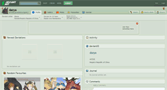Desktop Screenshot of dazya.deviantart.com