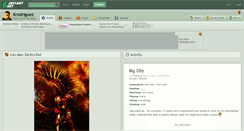 Desktop Screenshot of krodriguez.deviantart.com