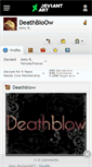 Mobile Screenshot of deathbloow.deviantart.com