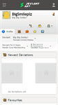 Mobile Screenshot of bigsmileplz.deviantart.com