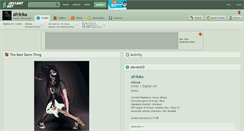 Desktop Screenshot of afrikika.deviantart.com