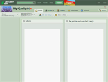 Tablet Screenshot of highqualityart.deviantart.com