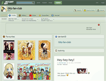 Tablet Screenshot of gitz-fan-club.deviantart.com