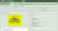 Desktop Screenshot of jark-lives-on.deviantart.com