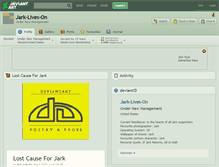 Tablet Screenshot of jark-lives-on.deviantart.com