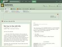 Tablet Screenshot of opalleastera.deviantart.com