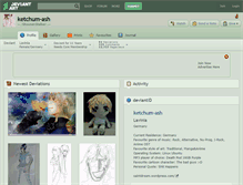 Tablet Screenshot of ketchum-ash.deviantart.com