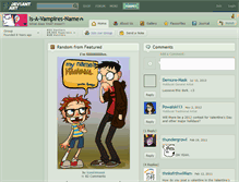 Tablet Screenshot of is-a-vampires-name.deviantart.com