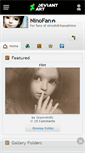 Mobile Screenshot of ninofan.deviantart.com