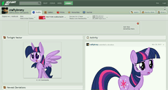 Desktop Screenshot of craftybrony.deviantart.com