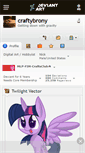 Mobile Screenshot of craftybrony.deviantart.com