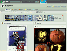 Tablet Screenshot of ajhockham.deviantart.com
