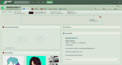 Desktop Screenshot of momiji-shan13.deviantart.com