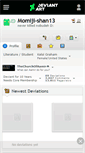 Mobile Screenshot of momiji-shan13.deviantart.com