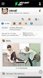 Mobile Screenshot of casual.deviantart.com