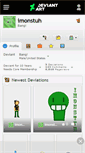 Mobile Screenshot of imonstuh.deviantart.com