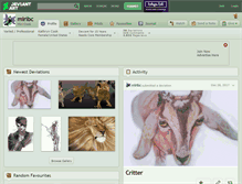 Tablet Screenshot of miribc.deviantart.com