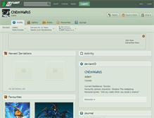 Tablet Screenshot of chemwarss.deviantart.com