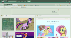 Desktop Screenshot of commanderex.deviantart.com