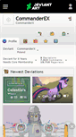 Mobile Screenshot of commanderex.deviantart.com