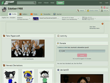 Tablet Screenshot of esteban1988.deviantart.com